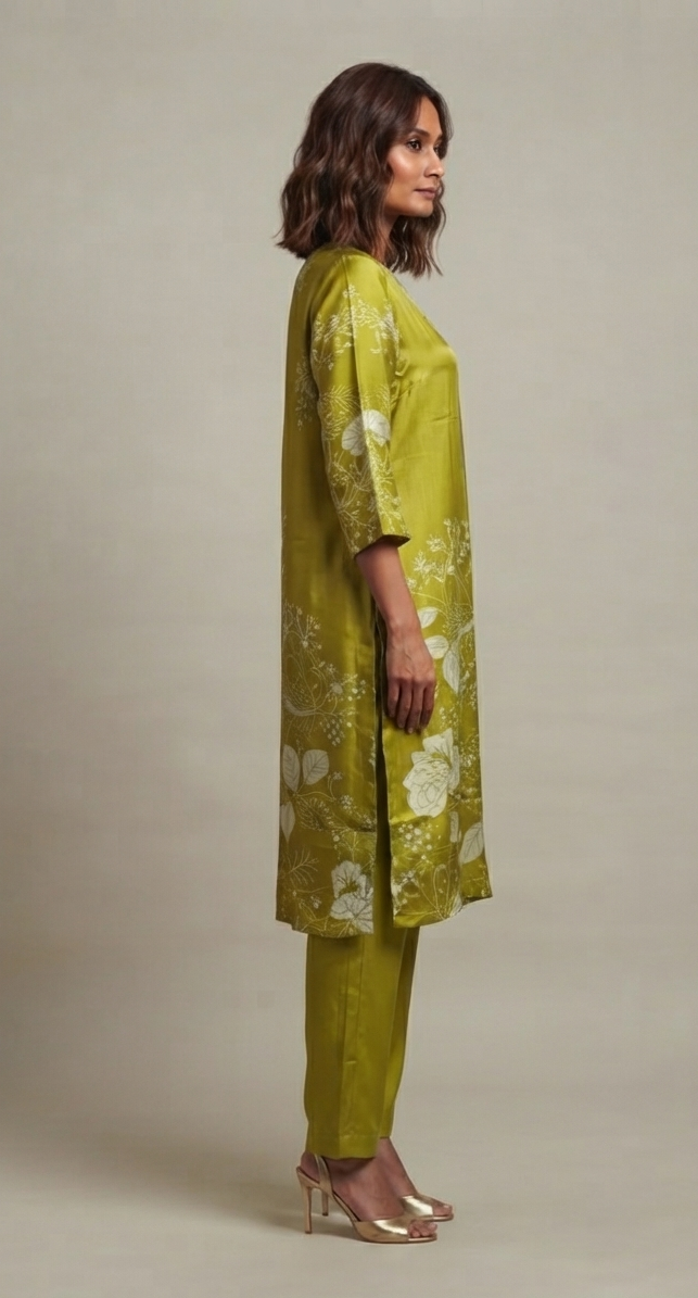 The Verdant Flora Silk Set