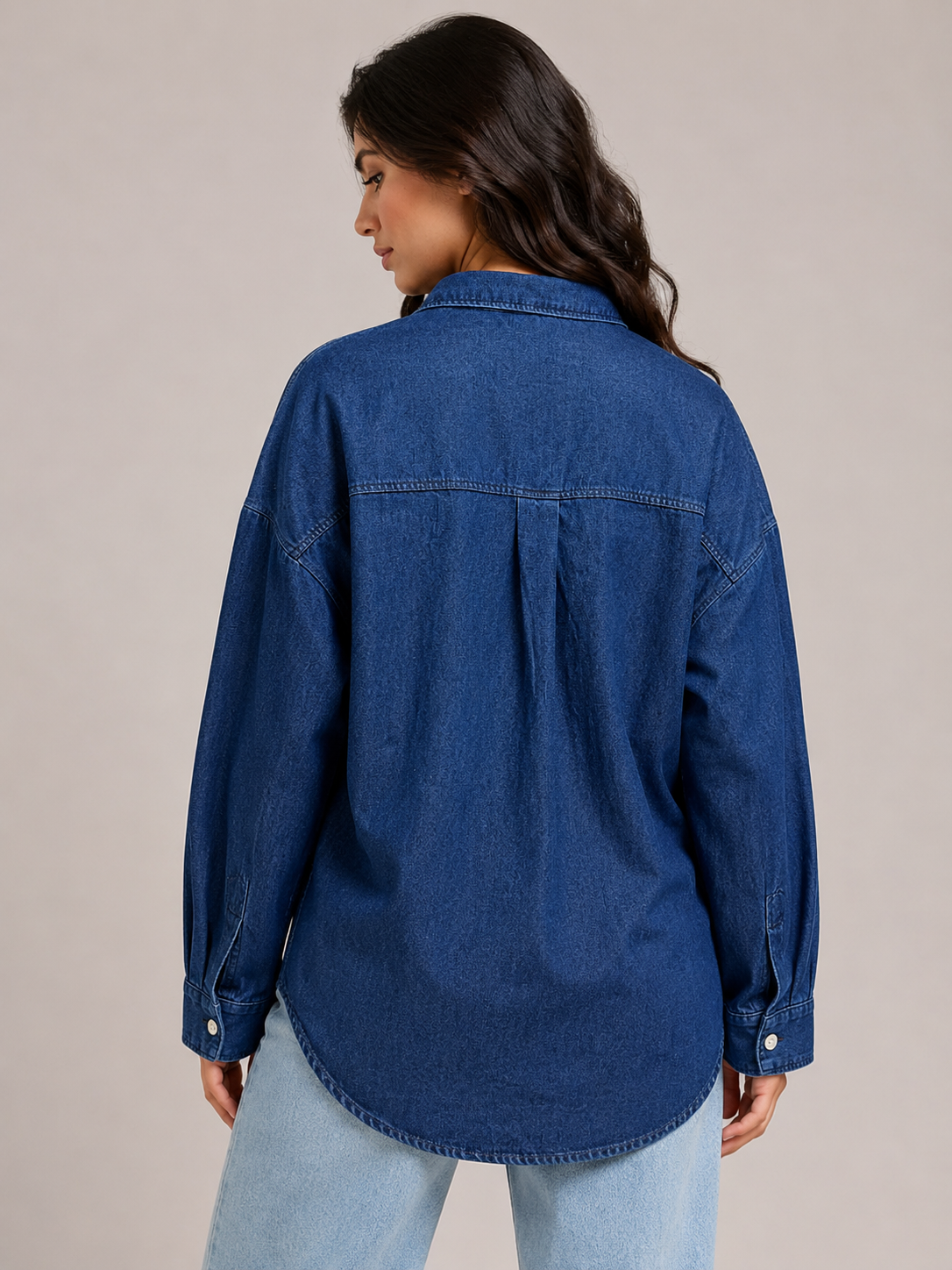 Sunburst Denim Top